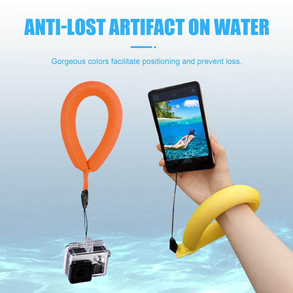 JJC Float Foam Floating Wrist Strap For Underwater Camera In Yellow  U Camera In Yellow Uk Stock