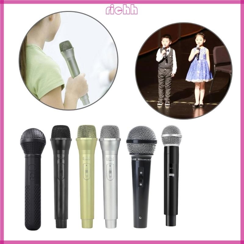 Richh Microphone Kids For Toy Microphones Props Pretend Play Party Toy ...