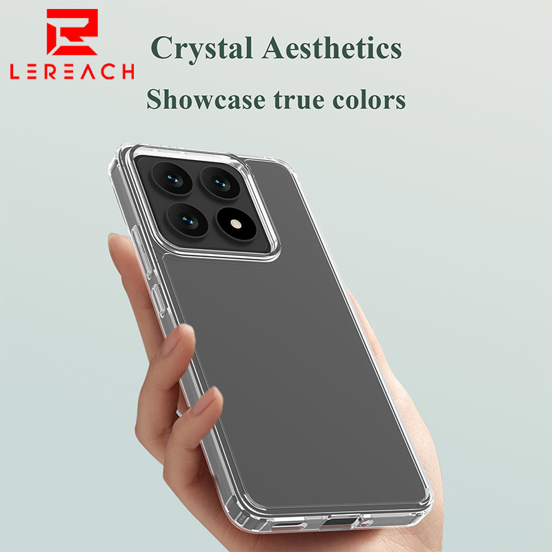 Crystal Clear Case Compatible With Xiaomi 15T Pro Case, Non-Yellowing - View #2
