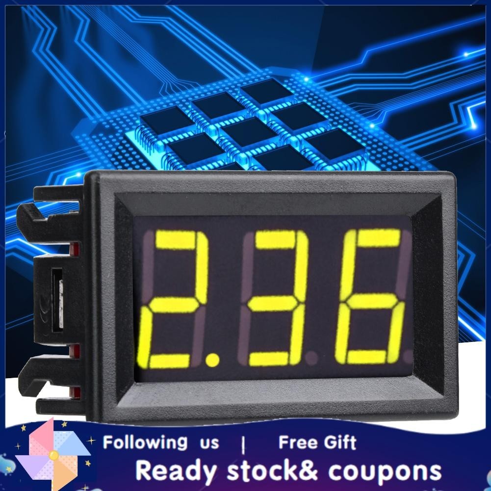 Xiyijia 0.56 in Two-cable Digital DC Current Display Panel Mini Voltage ...