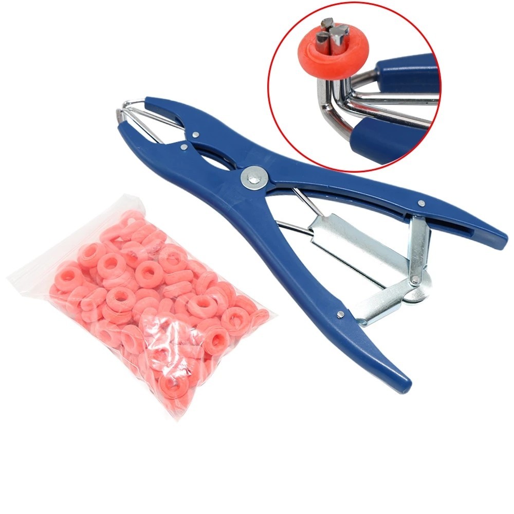 1Set Sheep Tail Docking Expansion Clamp Bloodless Castration Pliers ...
