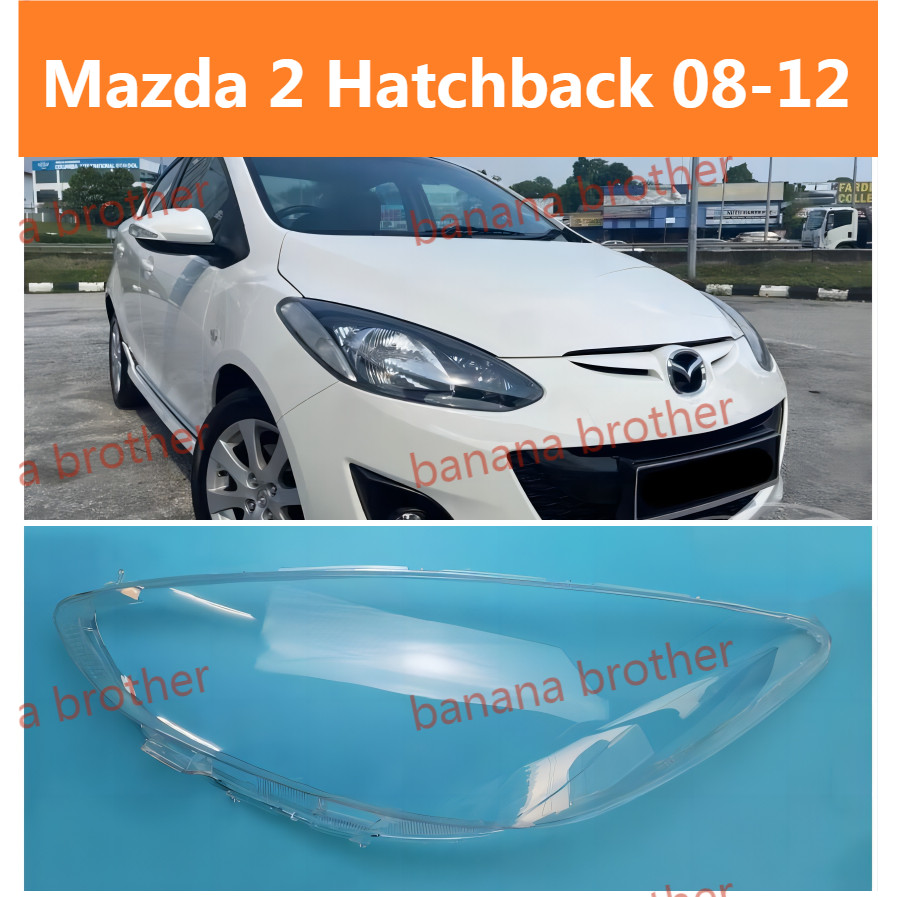 Mazda 2 Mazda2 Hatchback (20082012) headlamp cover headlight cover headlight Lens head lamp
