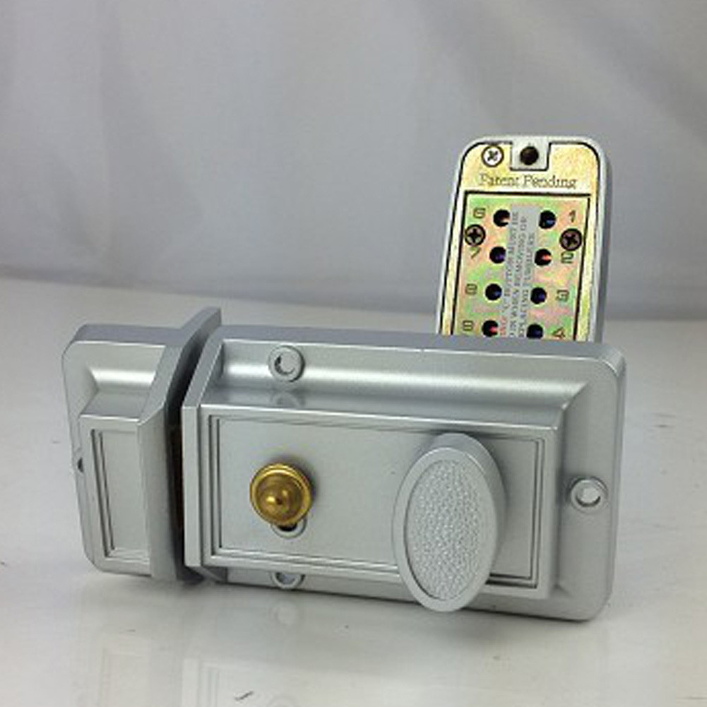 Zinc Alloy Push Button Combination Password Keyless Door Lock Entry ...