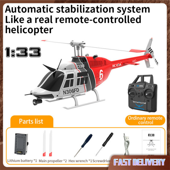 100%authentic! 2024New C138 Remote Control Helicopter 6CH 2.4G RC ...