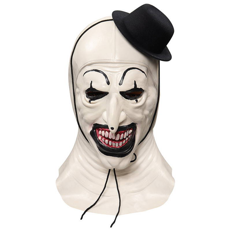 Terrifier 2 Art the Clown Mask Cosplay Latex Masks Helmet Masquerade ...