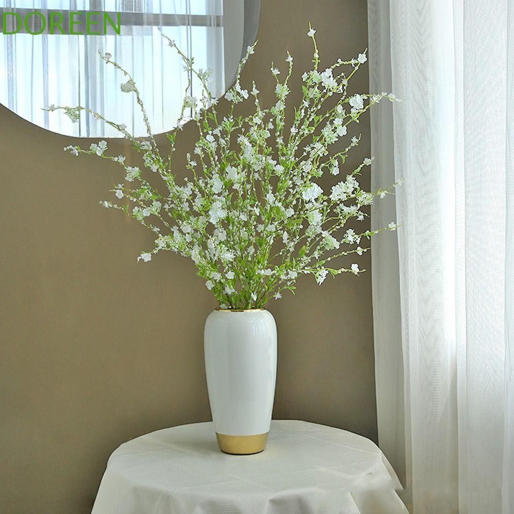 DOREEN Artificial Snow Willow Branches, Plastic Lifelike Simulation