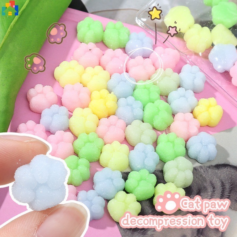 Kawaii Fluffy Cat Paw Wired Selfie Stick SD01885