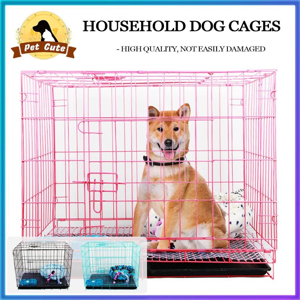 Premium Dog Cage With Poop Tray Cat Cage Heavy Duty Pet Cage ...