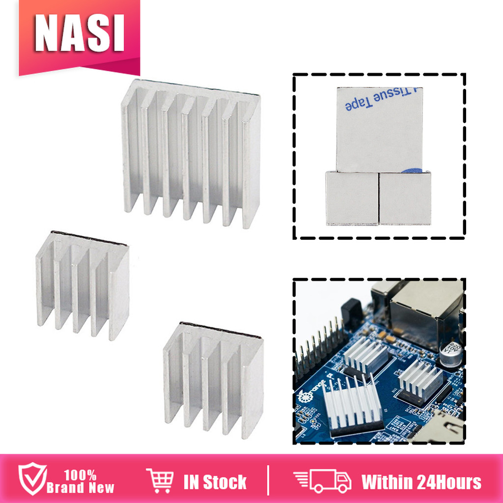 Raspberry Pi Heatsink Aluminum Heat Sink Heatsink With Adhesive ...
