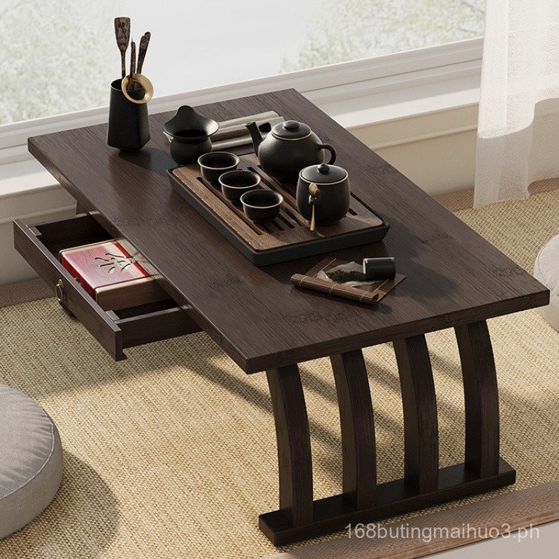 Bamboo Bay Window Small Table Home Kang Table Coffee Table Japanese