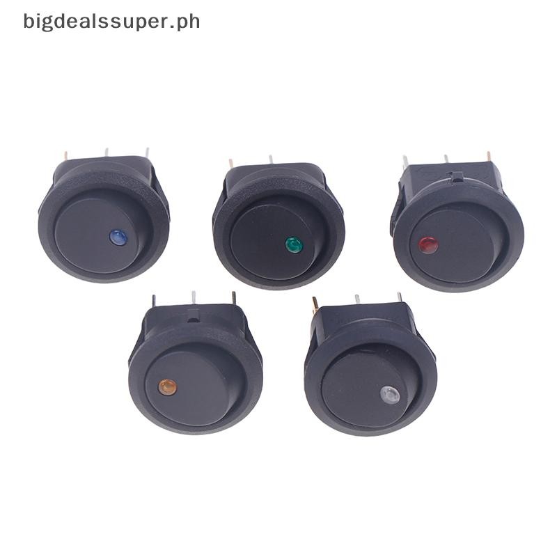 Pro 5Pcs 5 Colors Push Button Switch 3 Pin 12V 20A Amps Car Truck ...