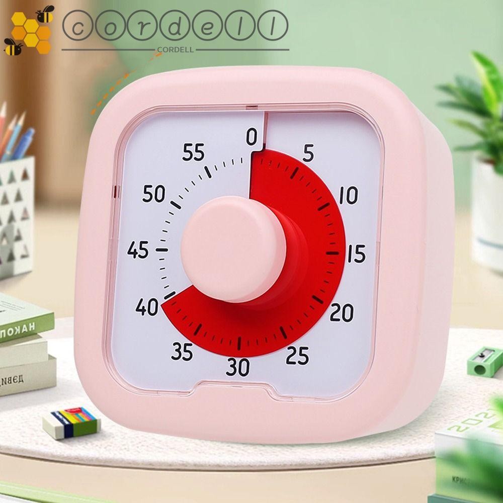 CORDELL Visual Timer, Silent 60-Minute Countdown Timer, Convenient with ...