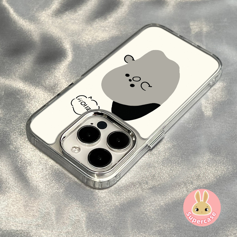 Cute Ghost Mirror Clear Casing For Huawei Honor 200 Lite X9B X9A 100 90 80  70 60 Pro Plus 60 SE Magic Pro Lite X40 Soft Back Cover Plating