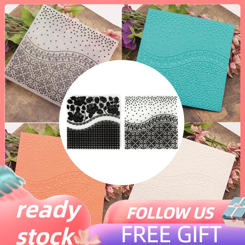 Hanhan1 2x Embossing Folders Concave Template Folder For Invitations ...