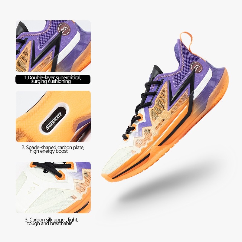 361 Degrees Big3 Future Men Basketball Shoes Wear-Resistant