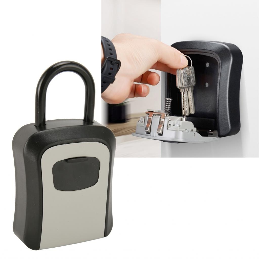 Henye Key Lock Box Safe Cut Resistant Easy Installation 4 Digit