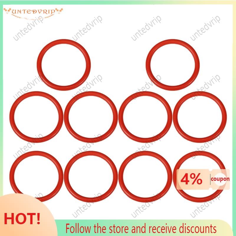 【untedvrip】 10 Piece ORing Replacement Sealing Ring Gasket Red