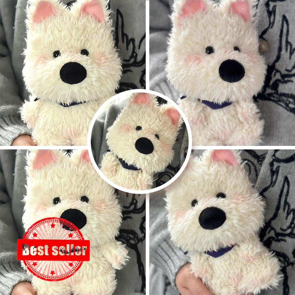Better_Life Cute Puppy Dog Doll West Highland Doll Plush Toy Girl ...