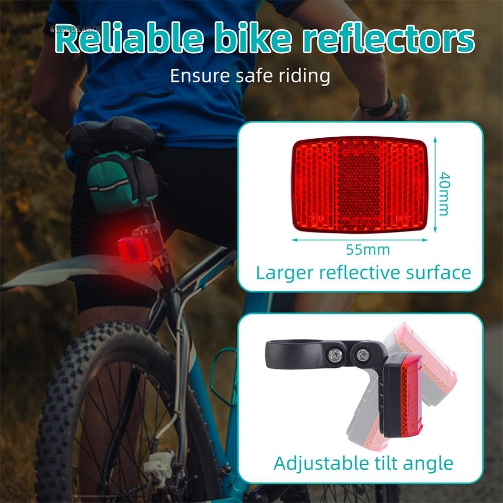 Hidden GPS Locator Case in Bike Seatpost Reflector Mount Waterproof