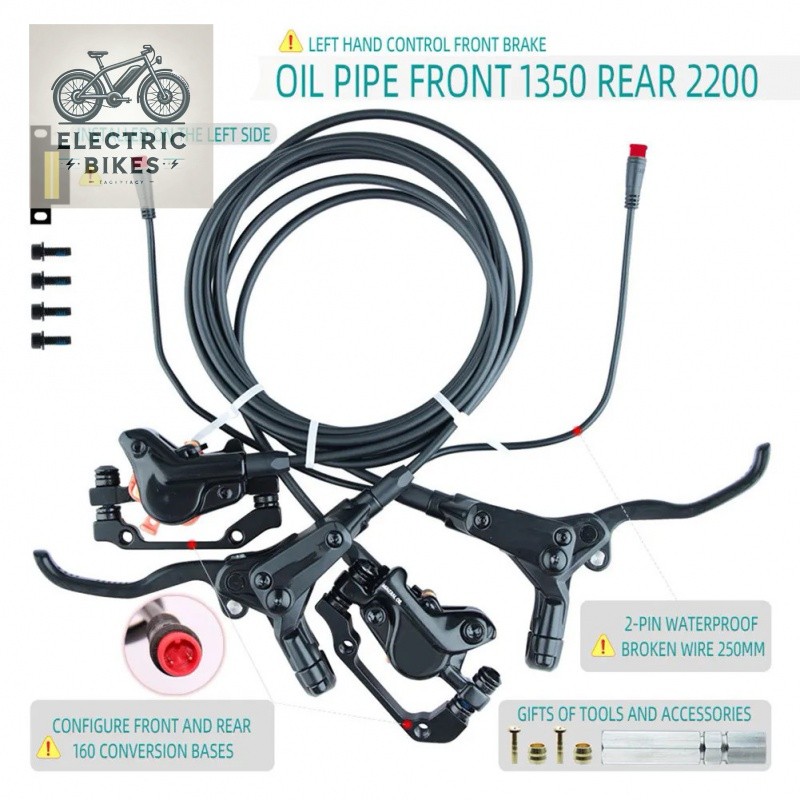 Durable Power Off Pair Brake Disc Brake RisunMotor Disk Dual EBike