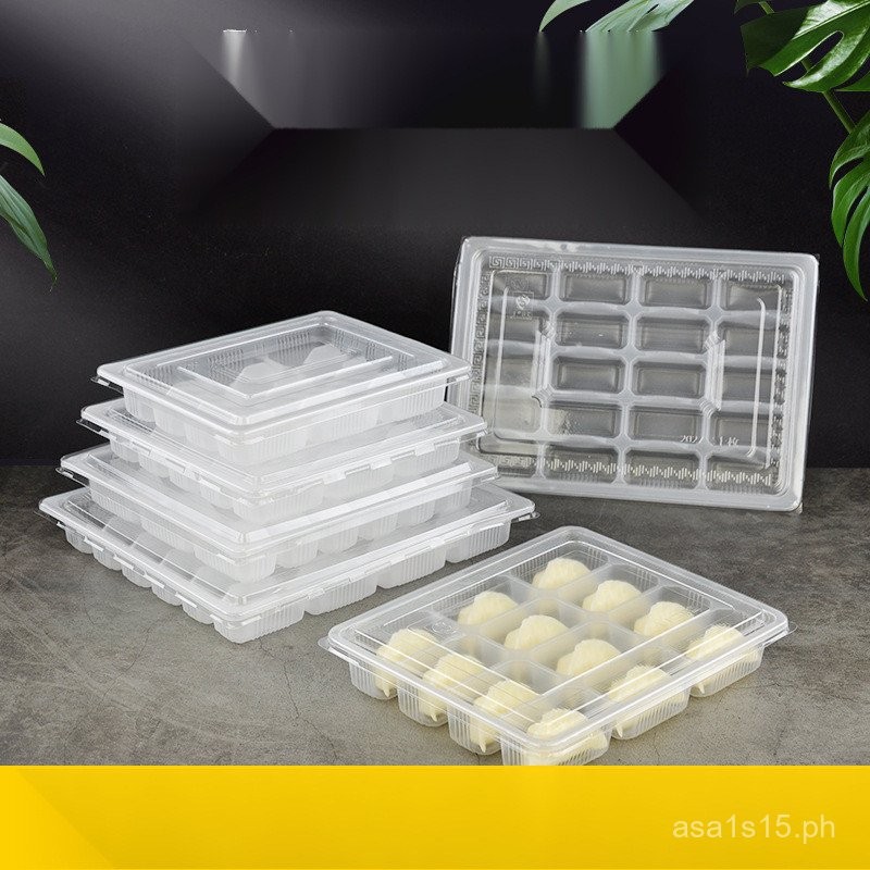 Disposable Dumpling Box Food Container Transparent Quick-Freeze Raw ...