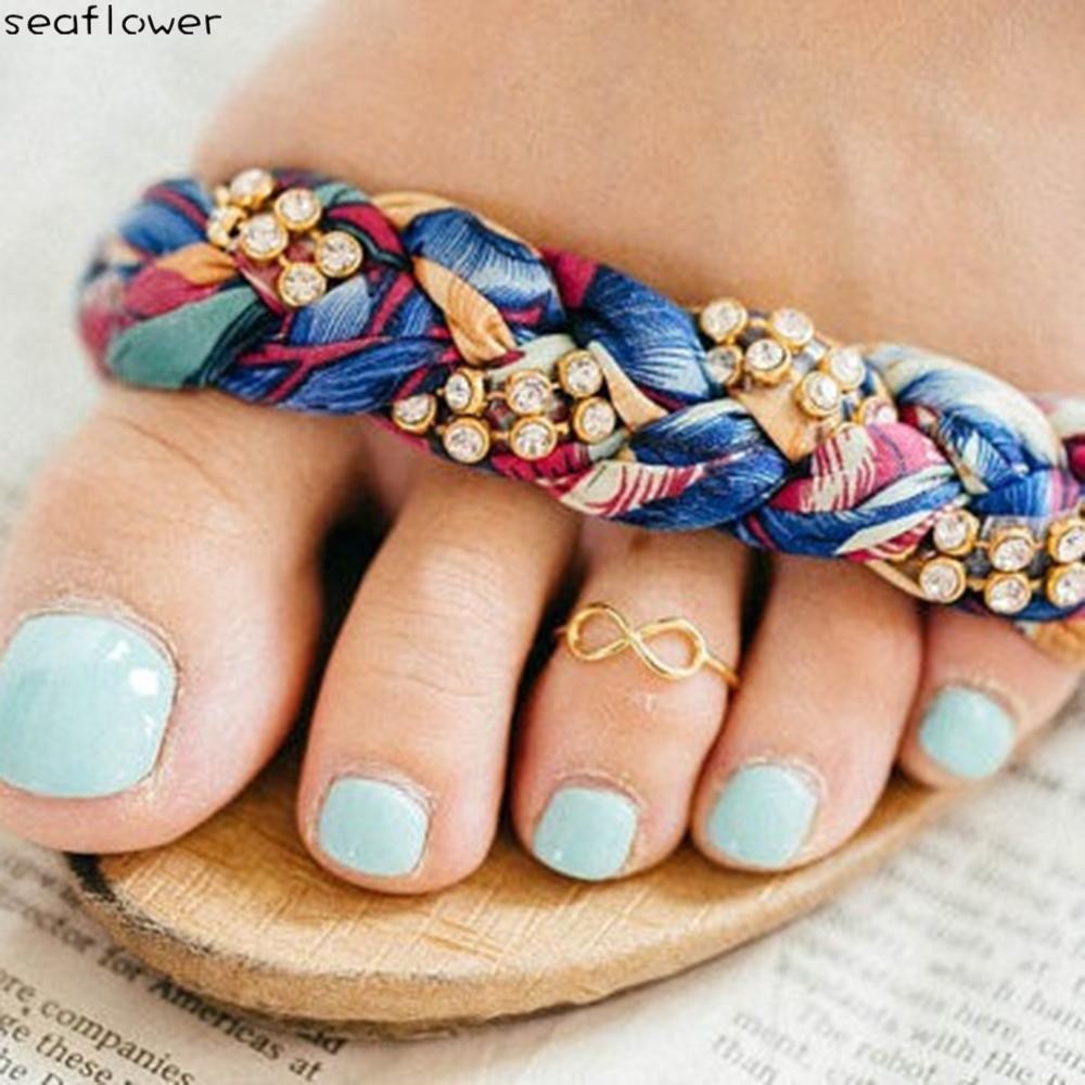 Ring Chic Women's Fashion Simple Retro Infinity Design Adjustable Toe ...