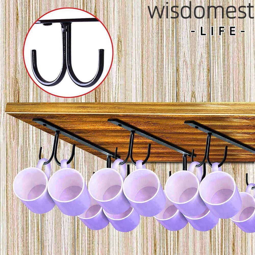 WISDOMEST Cup Rack Kitchen Organize Coffee Cup Holder Drainer Drying ...