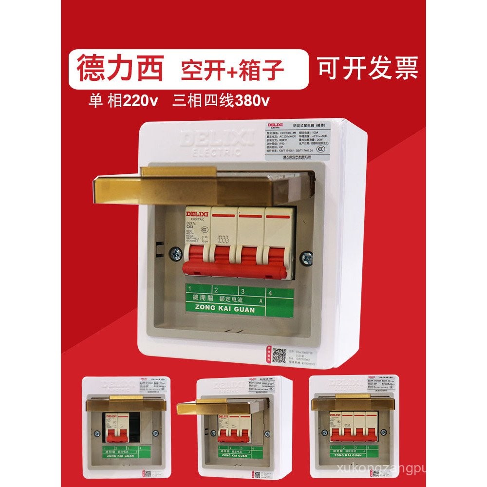 Delixi Air Switch DZ47S 2p 3p Small Circuit Breaker Box with ...