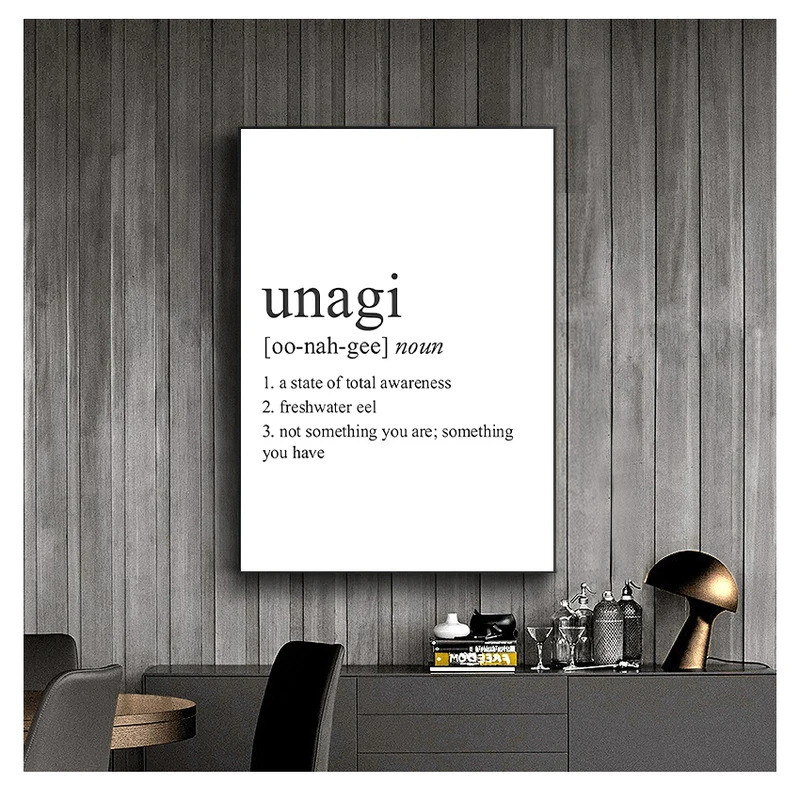 Friends TV Show Poster , Unagi Dictionary Typography Wall Art Canvas ...