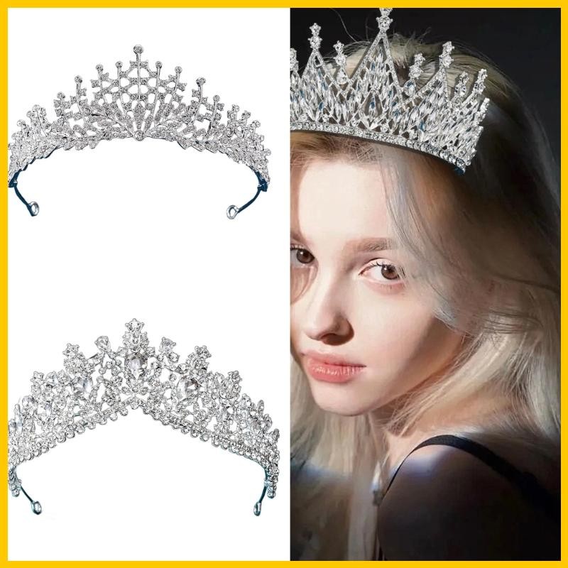 KING Retros Alloys Crowns with Sparkling Rhinestones Exquisites ...