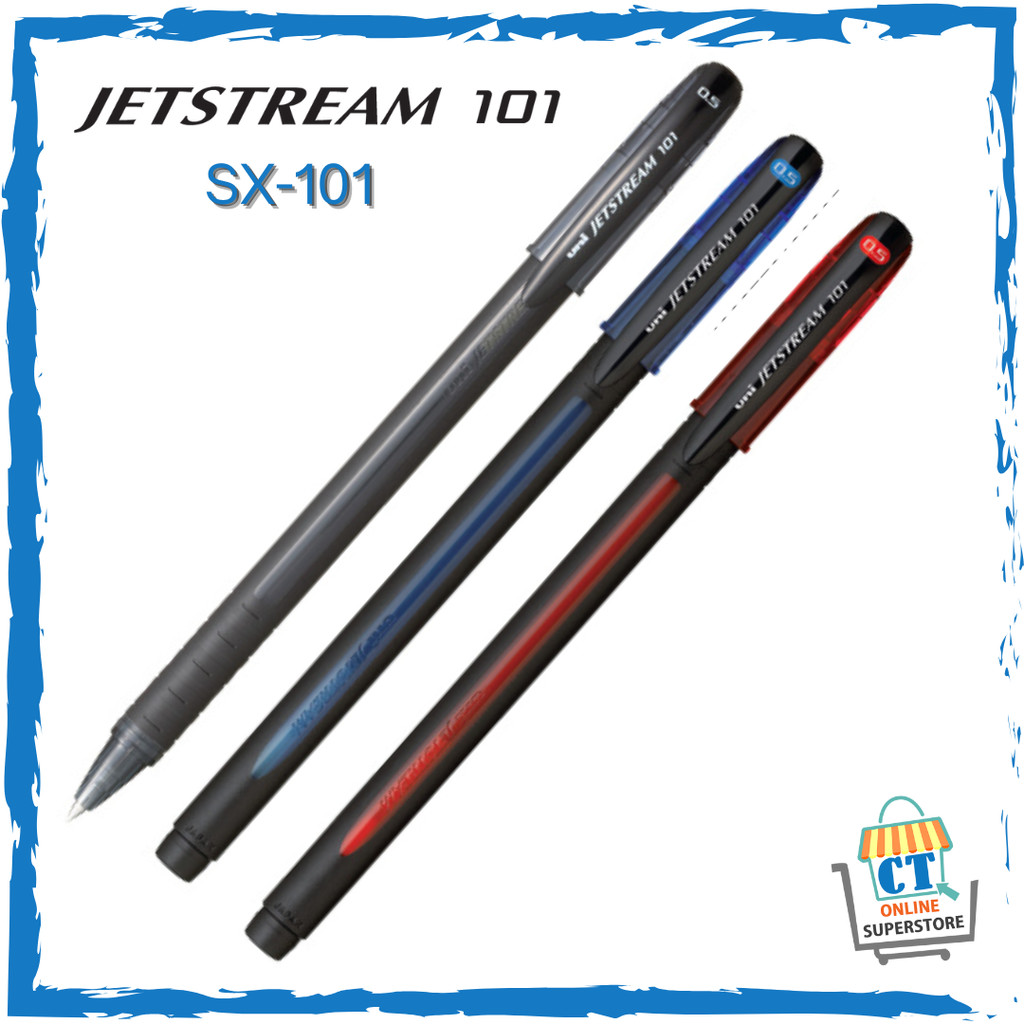 Uni Jetstream 101 SX-101-05 Ballpoint Pen 0.5mm | Shopee Philippines
