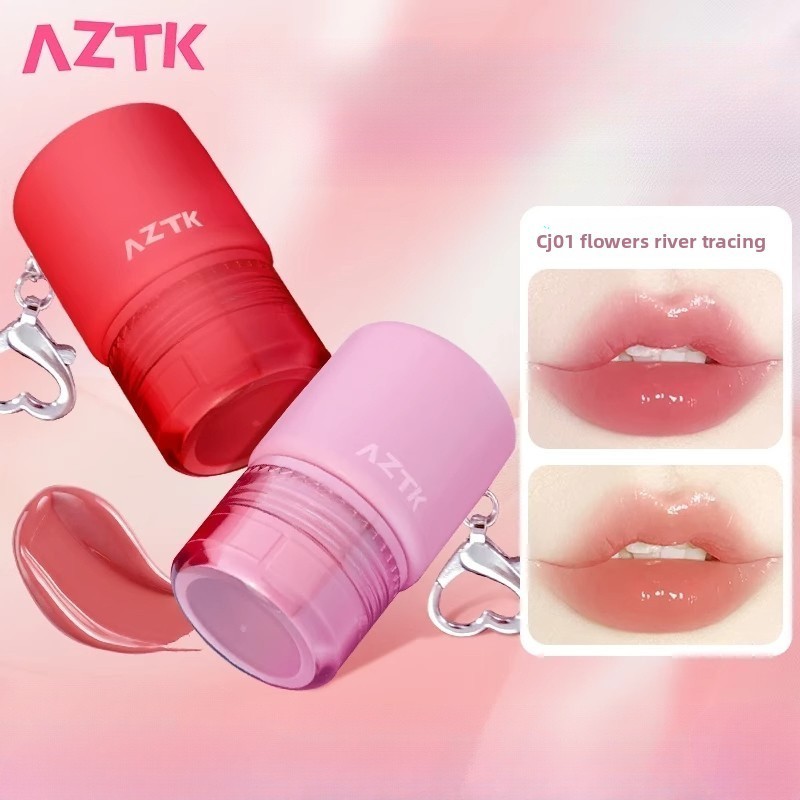 AZTK Comes With Dual Color Lip Jelly Which Appears White And Fluffy ...