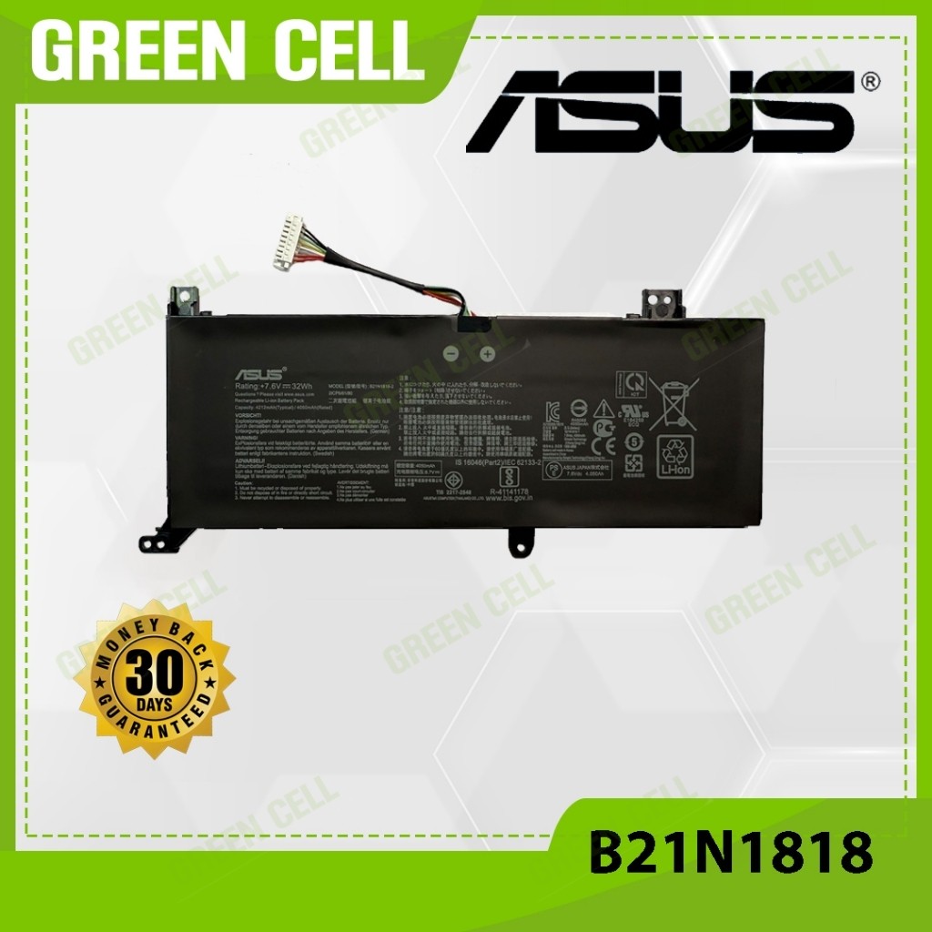 C21N1818 B21N1818 Laptop Batterij Voor Asus VivoBook 17 S712 X712 A712 D712 F712 K712 M712 P1701 A712e A712ea A712fa D712da D712ua X712da X712ea X712fa X712fb X712ja S712da S712ea S712fa S712ja S712ua