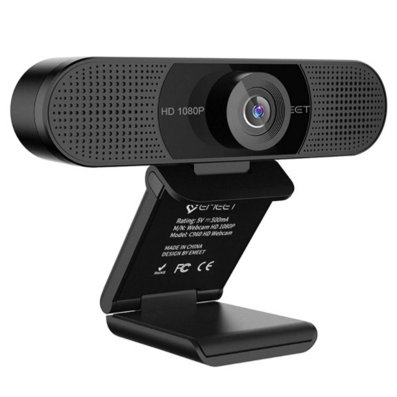 eMeet C960 Web Camera (1080P 2K Webcam with Microphone, Mics Streaming)