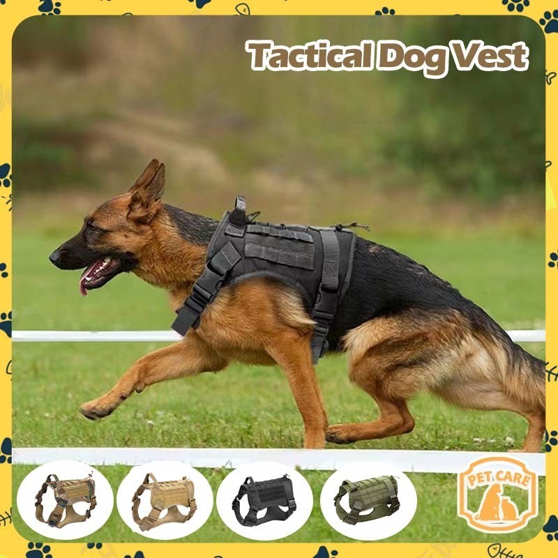 Dog vest Tactical dog vest Dog nylon vest harness Adjustable military dog vest Dog breathable vest