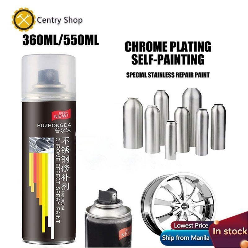 360/550ML Chrome Spray Paint for Metal automatic painting of chrome
