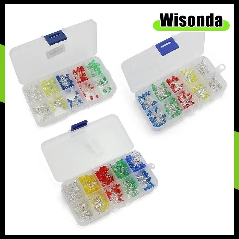 F3 F5 Light Emitting Diode 3MM 5MM LED set Diode led Kit box, White ...