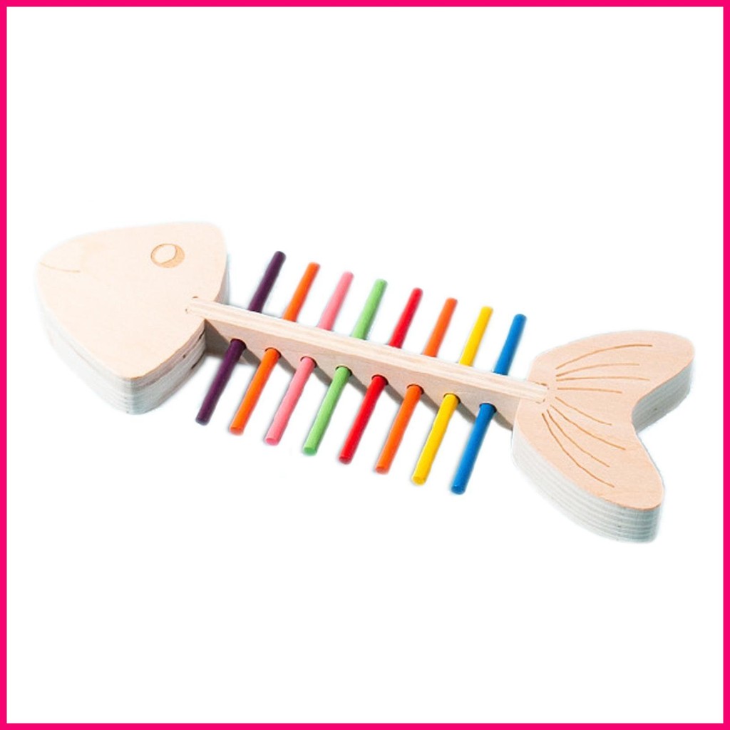 Fish Bone Sorting Toy Fine Motor Skills & Shape Matching Toy ...