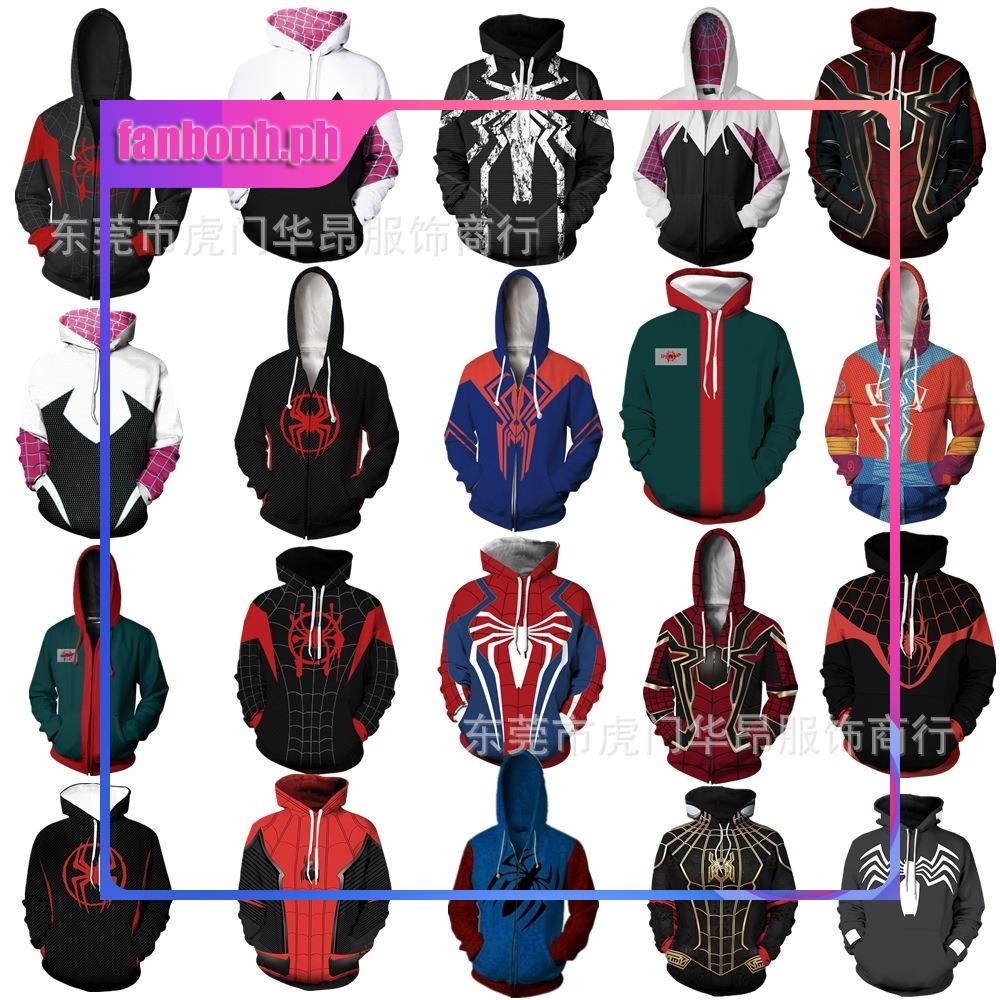 Kids Spider-Man Miles Morales Hoodie Spiderman Zipper Sweatshirt - Foto 2