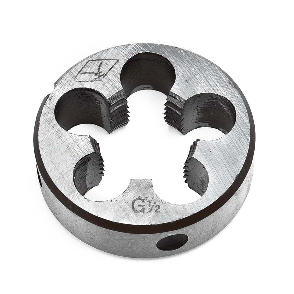 PP+Toolstar Imperial HSS Pipe Thread Round Dies BSP 1/8 1/4 3/8 1/2 3/4 ...