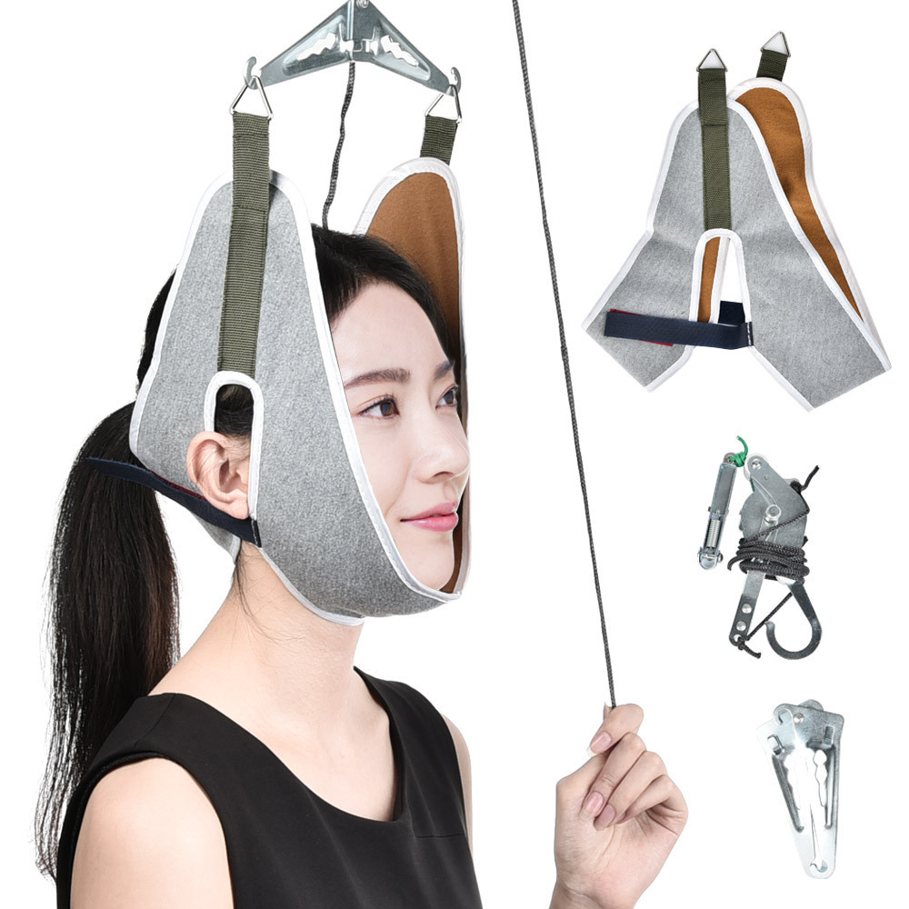 Cervical spine traction rack portable hook neck correction rack neck ...