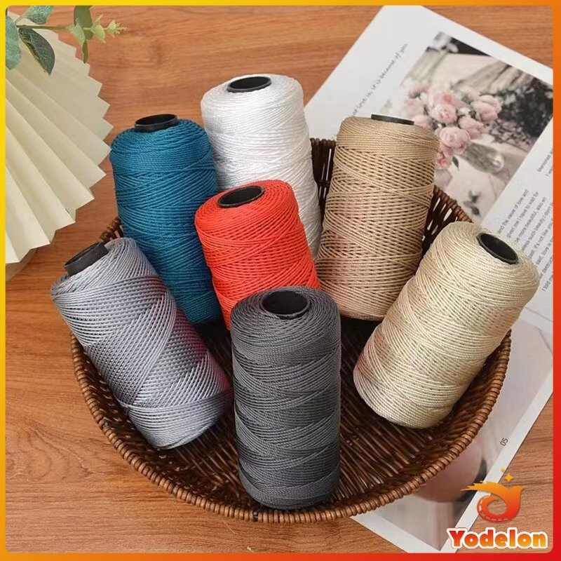 YOD Polypropylene Nylon Sewing Thread for Crochet Knit Bag Hat 100g ...