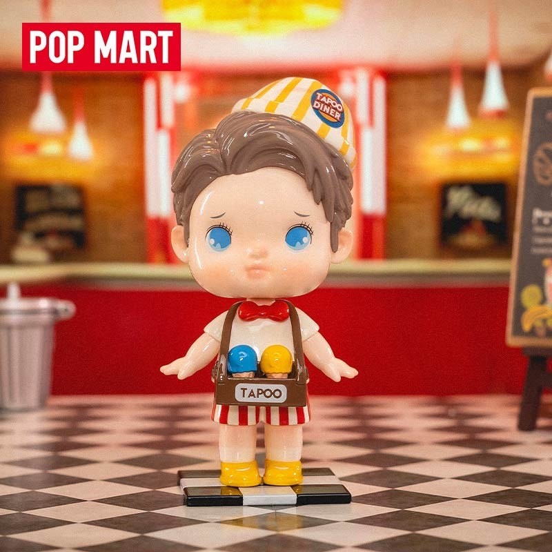 POPMART TAPOO Retro Diner Series Blind Box Figures pop mart blind