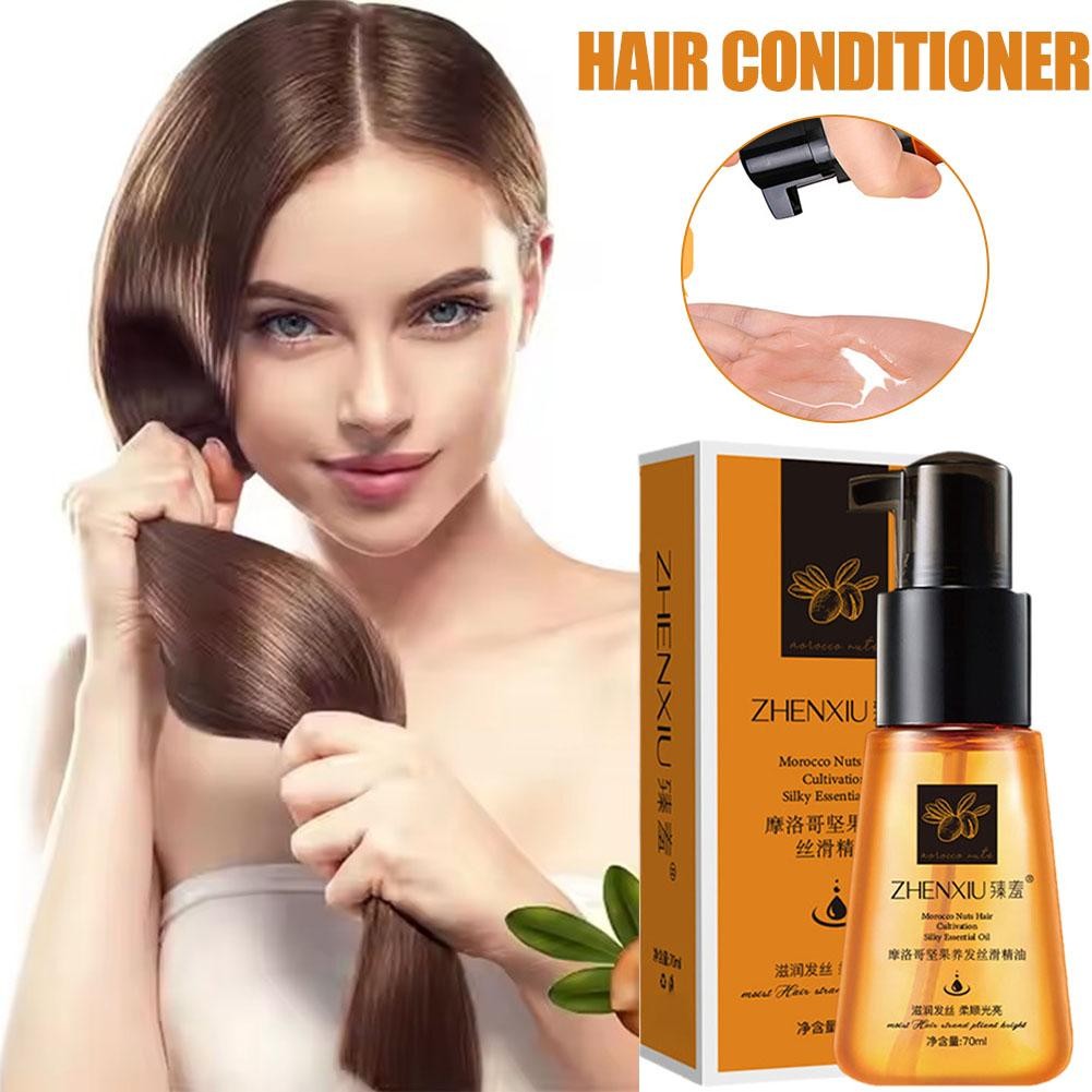 Hair Conditioner For Straight And Curly Hair Smooth No Wash Dry And