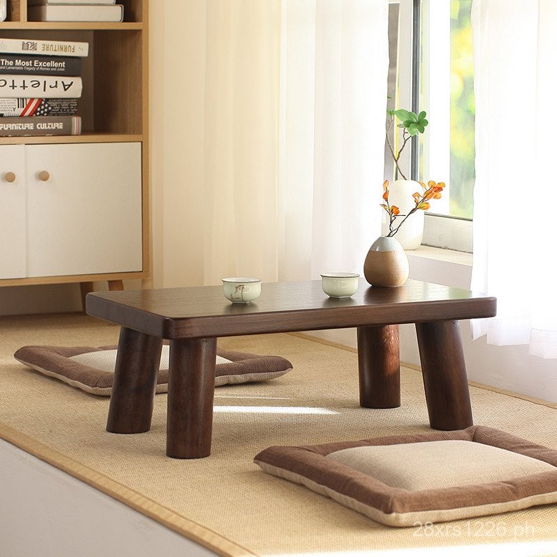 Tea Table Placed on Bay Window Sill, Kang Table, Solid Wood Bay Window ...