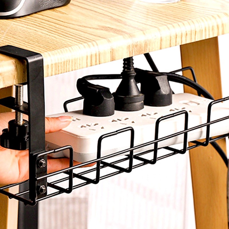 Under Desk Computer Table Cable Management Multi-Purpose Under Table ...