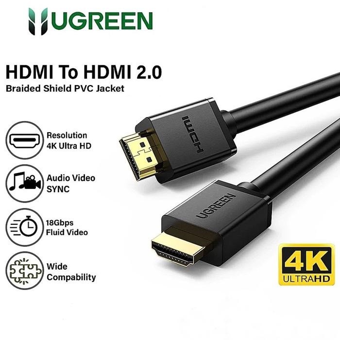 UGREEN HD104 High Speed HDMI Cable Male to Male upto 30meters Length ...