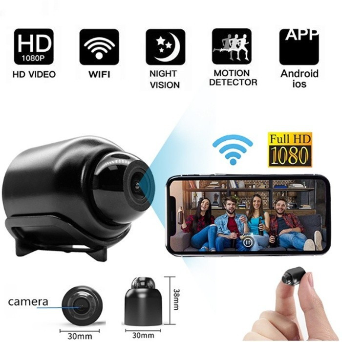 1080p Mini Camera Video Recorder X5 WiFi IP Remote Monitoring HD ...