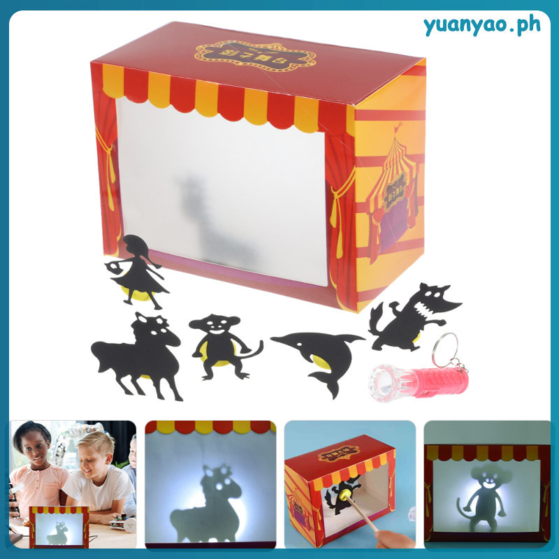 2 Set Shadow Toy Kids Craft Puppets Gizmo Manual Paper Children's ...