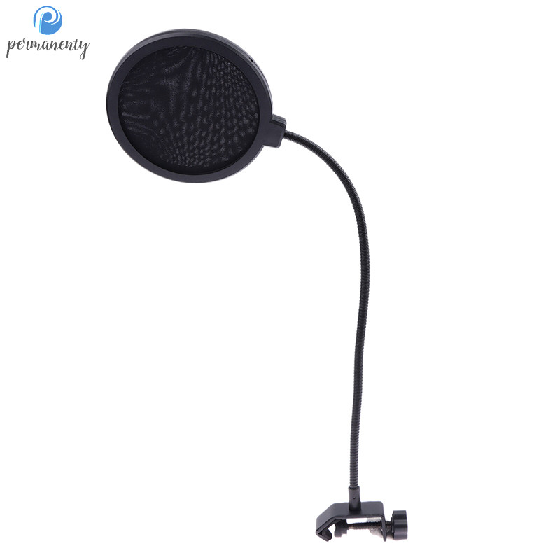 Permanenty Double Layer Studio Microphone Blowout Net Filter Flexible ...